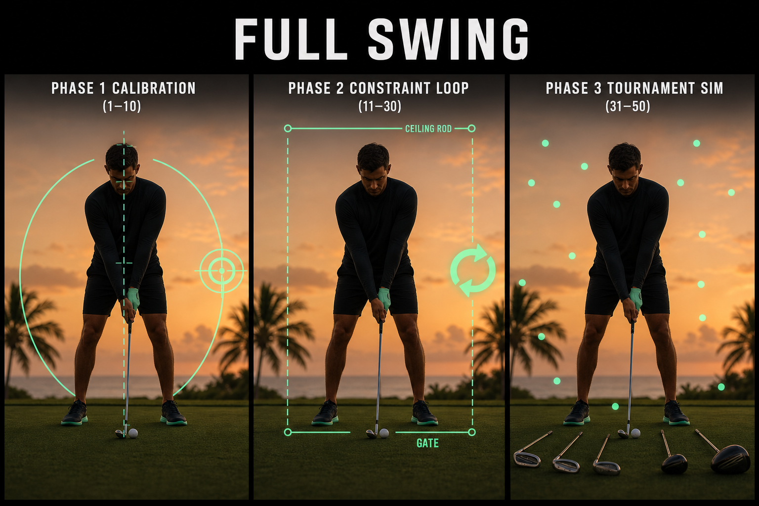 Full Swing Practice Map