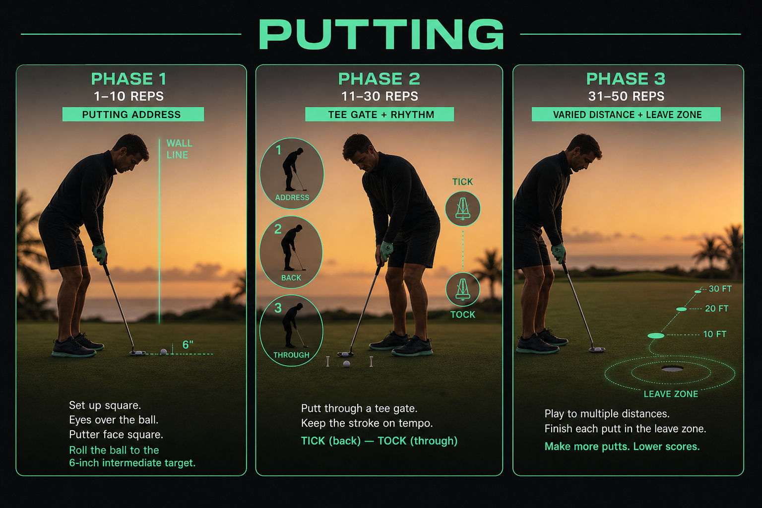 Putting Practice Map